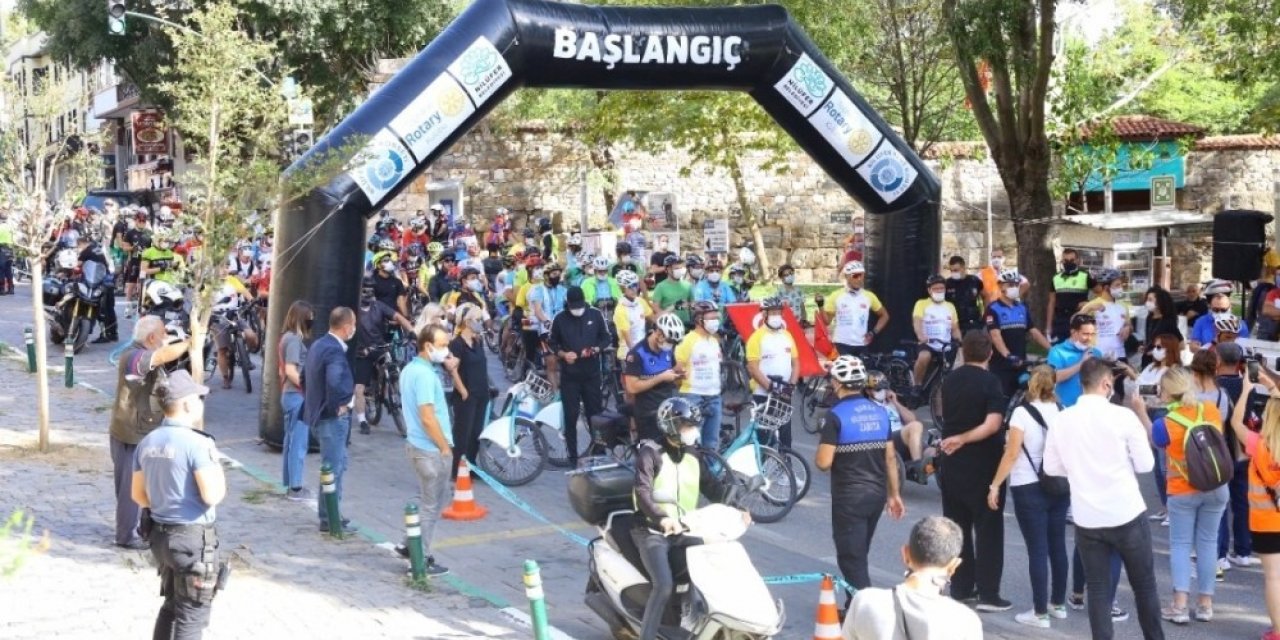 Temiz çevre için pedal çevirdiler