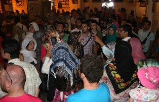 Gurbetçi gençlerin Konya ziyareti