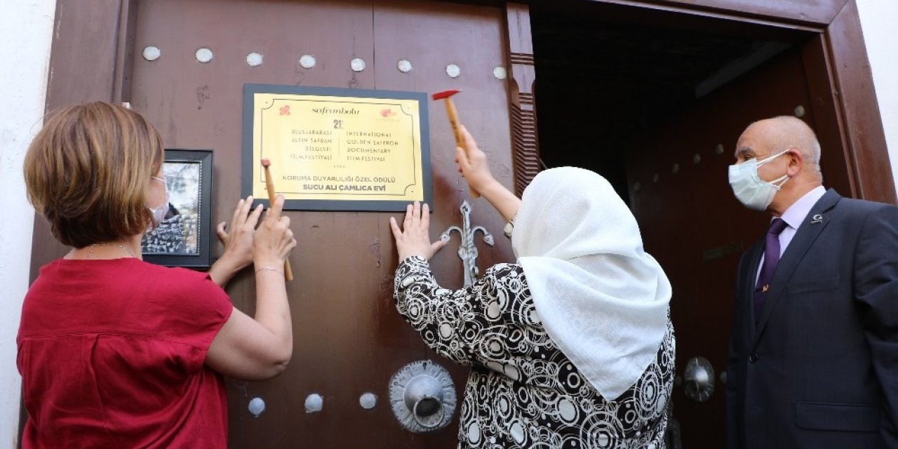 Safranbolu’da 200 yıllık eve "En İyi Korunan Ev Onur Ödülü" verildi