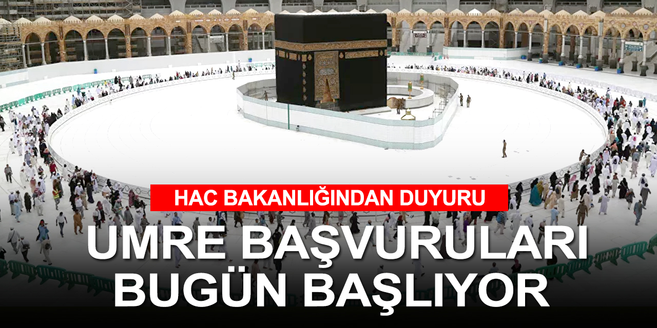 Suudi Arabistan'dan duyuru! Umre başvurularının yapılacağı sistem bugün aktifleşiyor