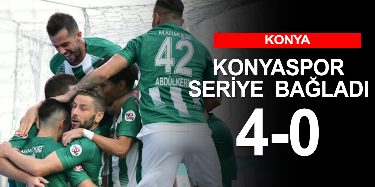 Konyaspor seriye bağladı! Konyaspor 4- Beşiktaş 0