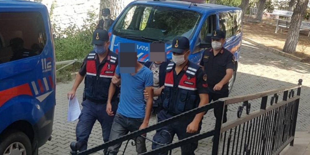 Uyuşturucu taciri genç çift fotokapan sayesinde yakayı ele verdi