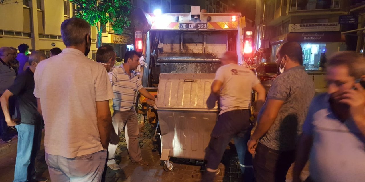 Otomobilin çarptığı temizlik işçisi hastaneye kaldırıldı! Sürücü kaçtı
