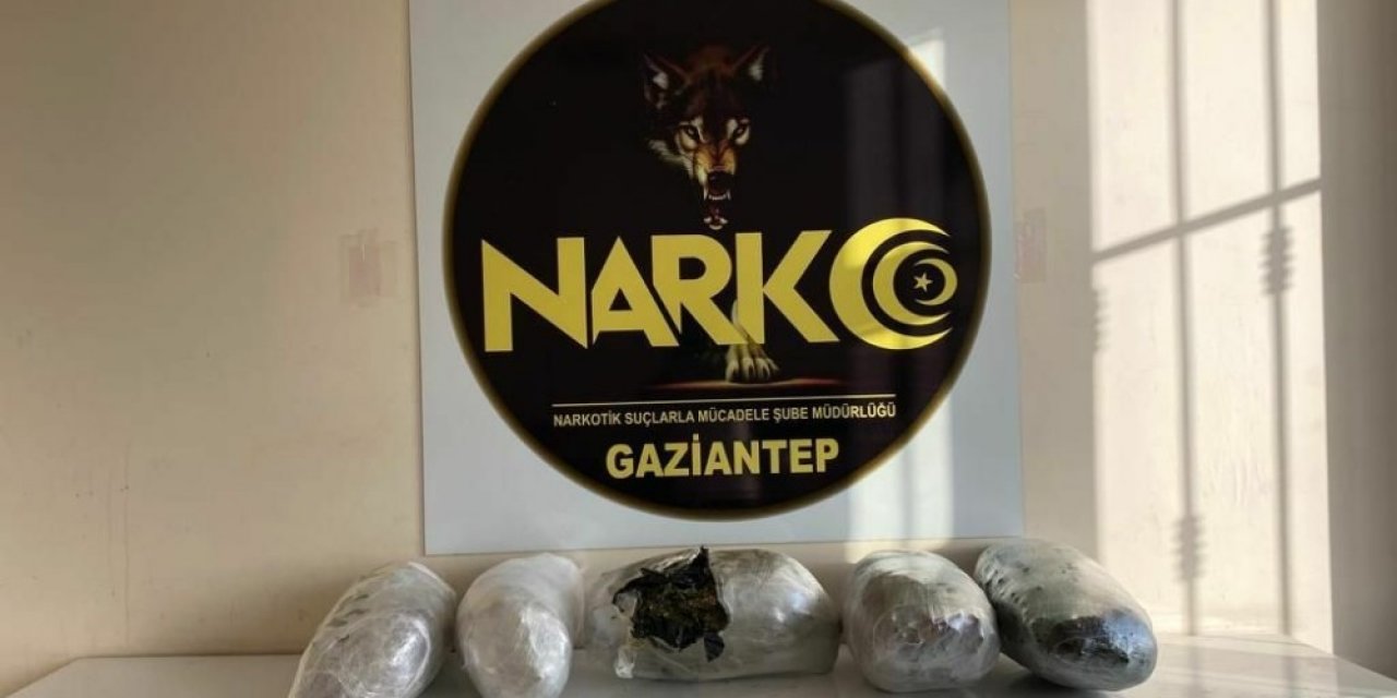 Yolcu otobüsünde 19 kilo esrar