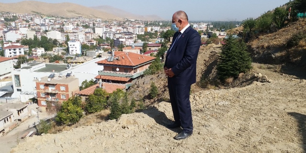 Yahyalı’da seyir parkı için çalışmalar başladı