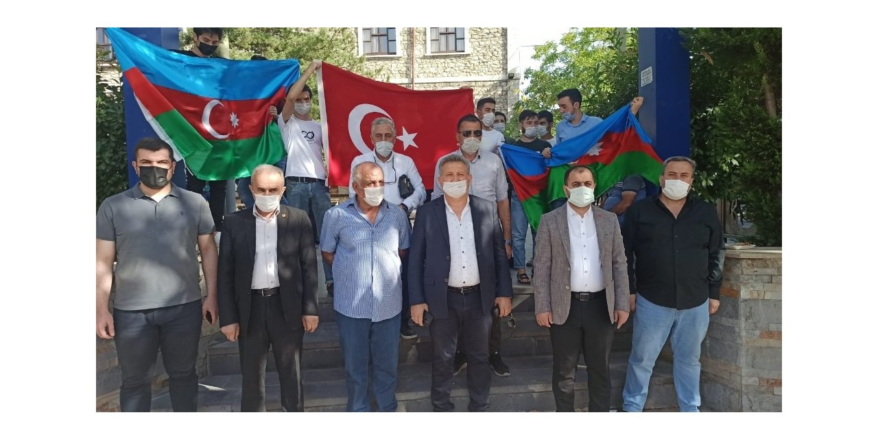 Malatya’da Azerbaycan’a destek