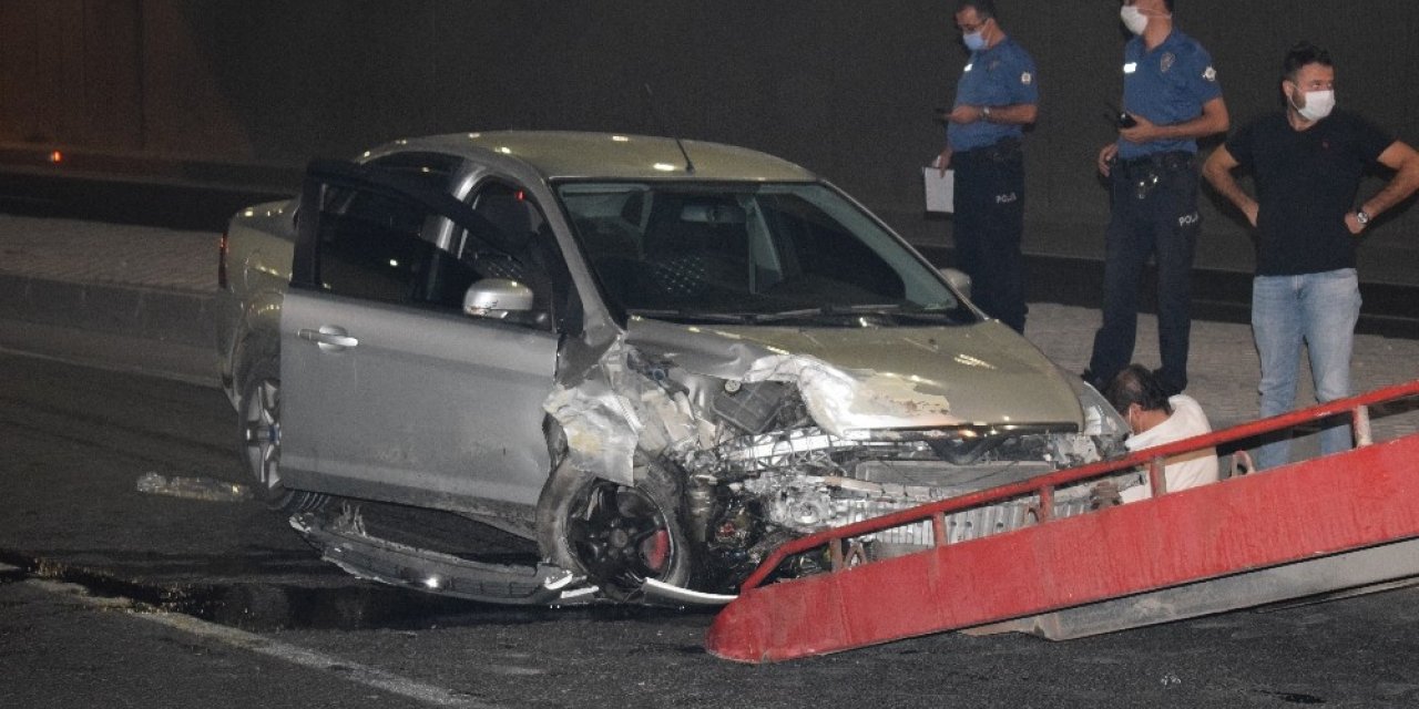 Malatya’da alt geçitte trafik kazası: 2 yaralı