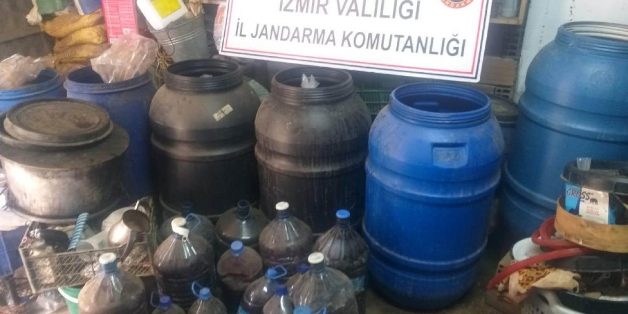 İzmir’de 6 bin 672 litre kaçak içki ele geçirildi
