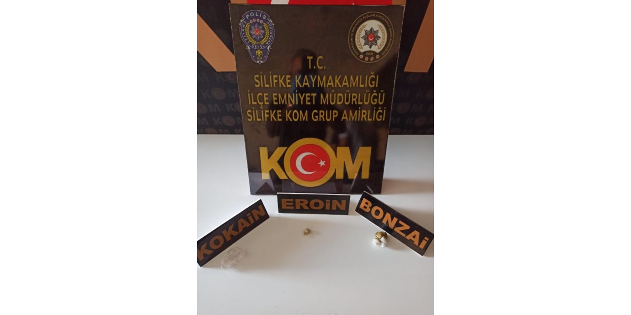 Silifke’de uyuşturucu operasyonu: 2 gözaltı