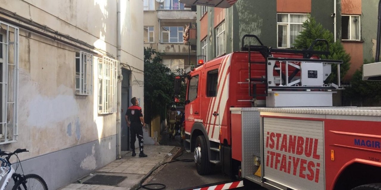 Kartal’da korkutan yangın “çığlık seslerine uyandık”