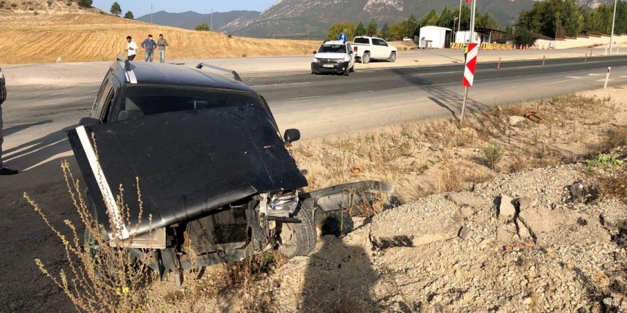 Karabük’te trafik kazası: 2 yaralı