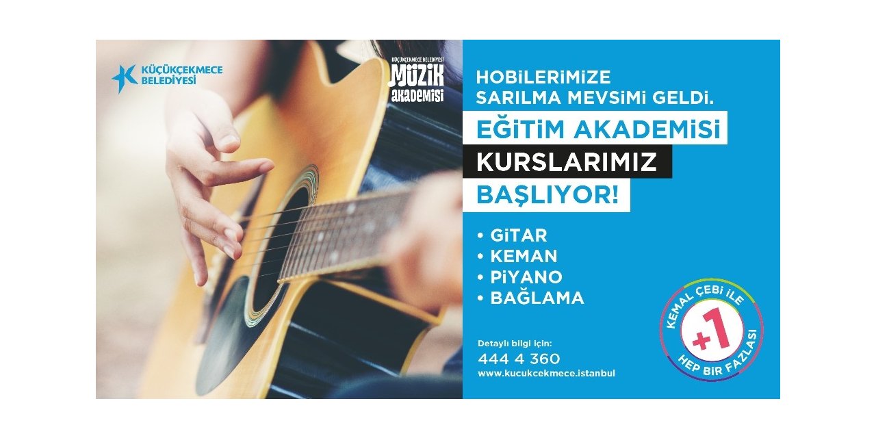 Küçükçekmece Belediyesi Eğitim Akademisi Kursları başlıyor