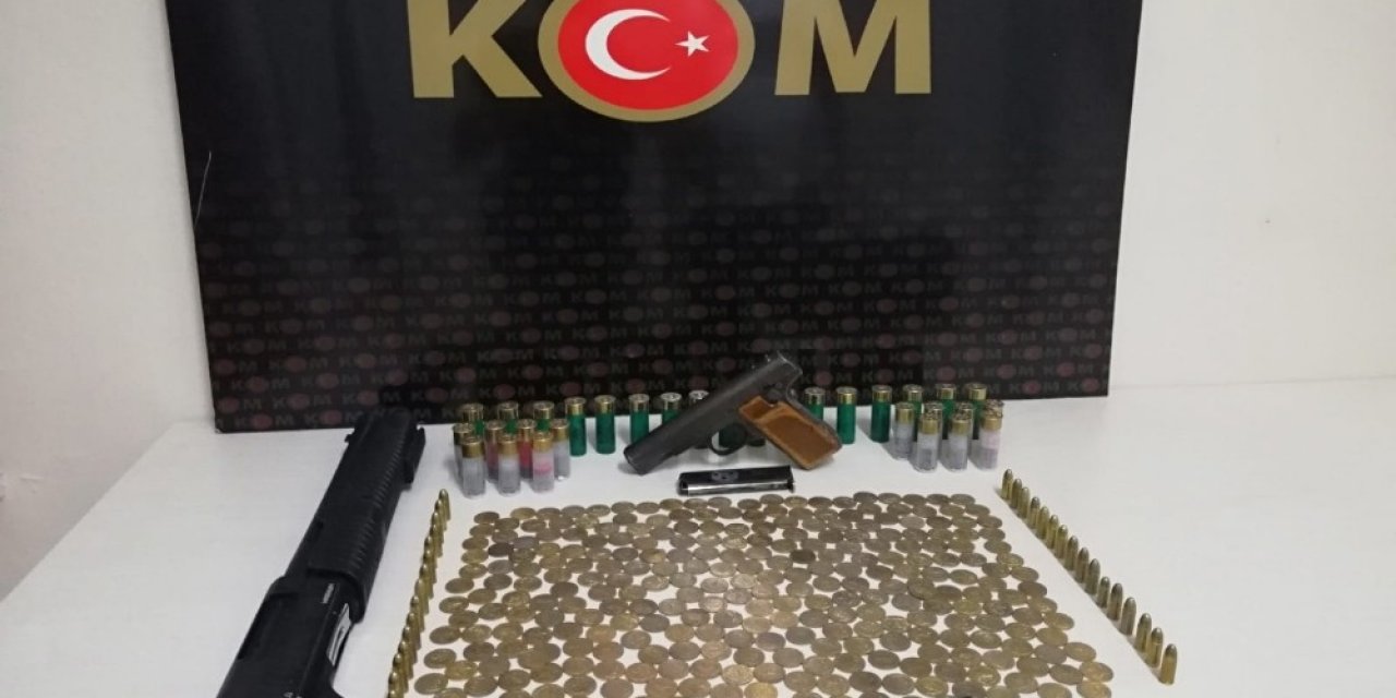 Silahla yaralamaya karışan şahsın evinden tarihi eser çıktı