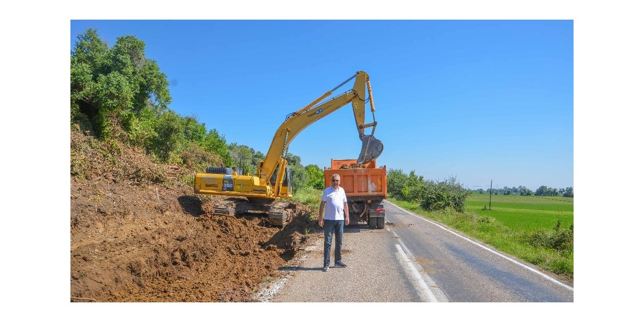Yeniköy yolunda çalışmalar dolu dizgin