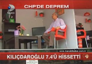 CHP'de deprem!