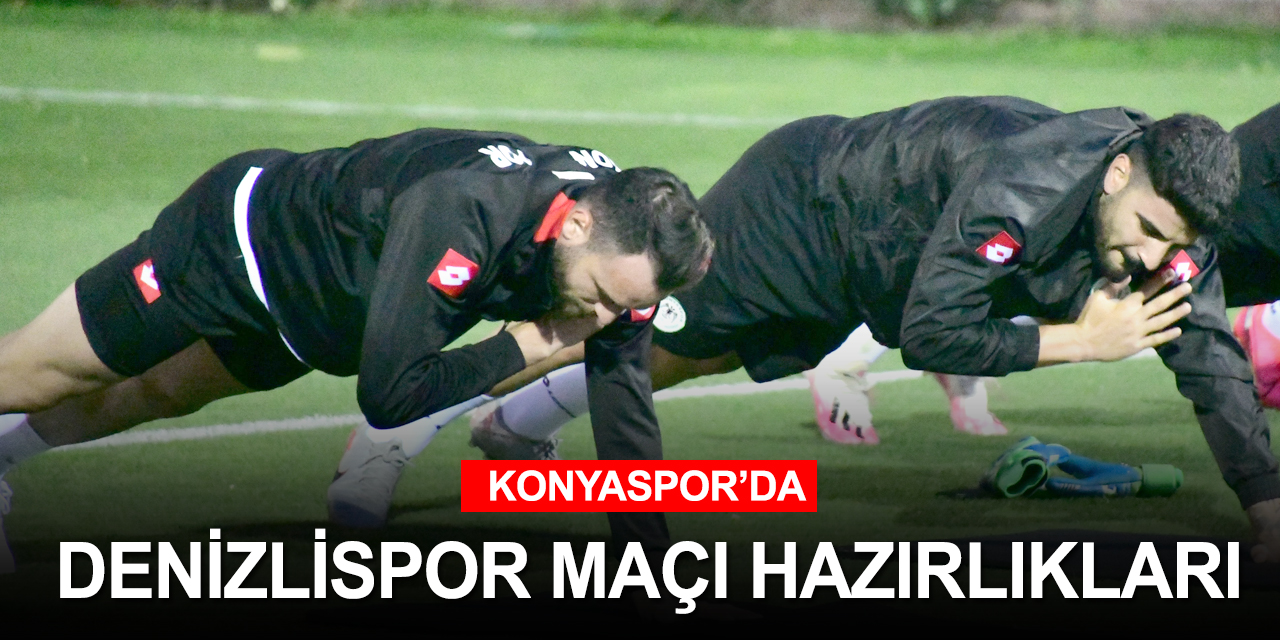 Beşiktaş maçında forma giyen Konyasporlu futbolcular yenilenme çalışması yaptı
