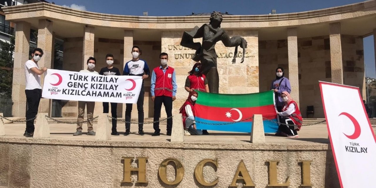 Genç Kızılay’dan Azerbaycan’a destek mesajı