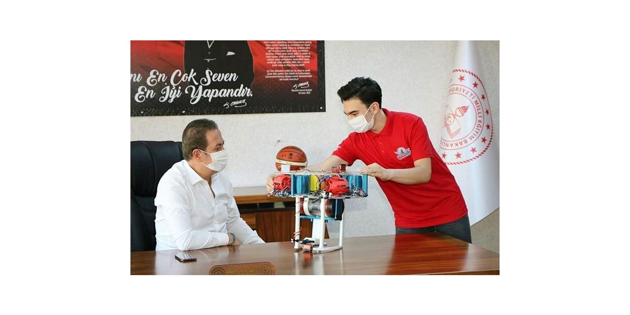 TEKNOFEST’te Kayseri’yi temsil eden ekip Ekinci’yi ziyaret etti