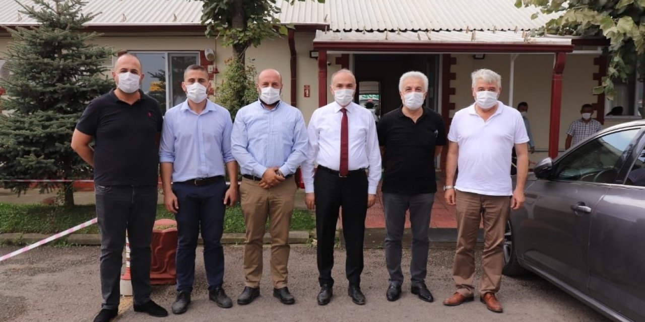 Başkan Özlü’den Kamyoncular Kooperatifi’ne ziyaret