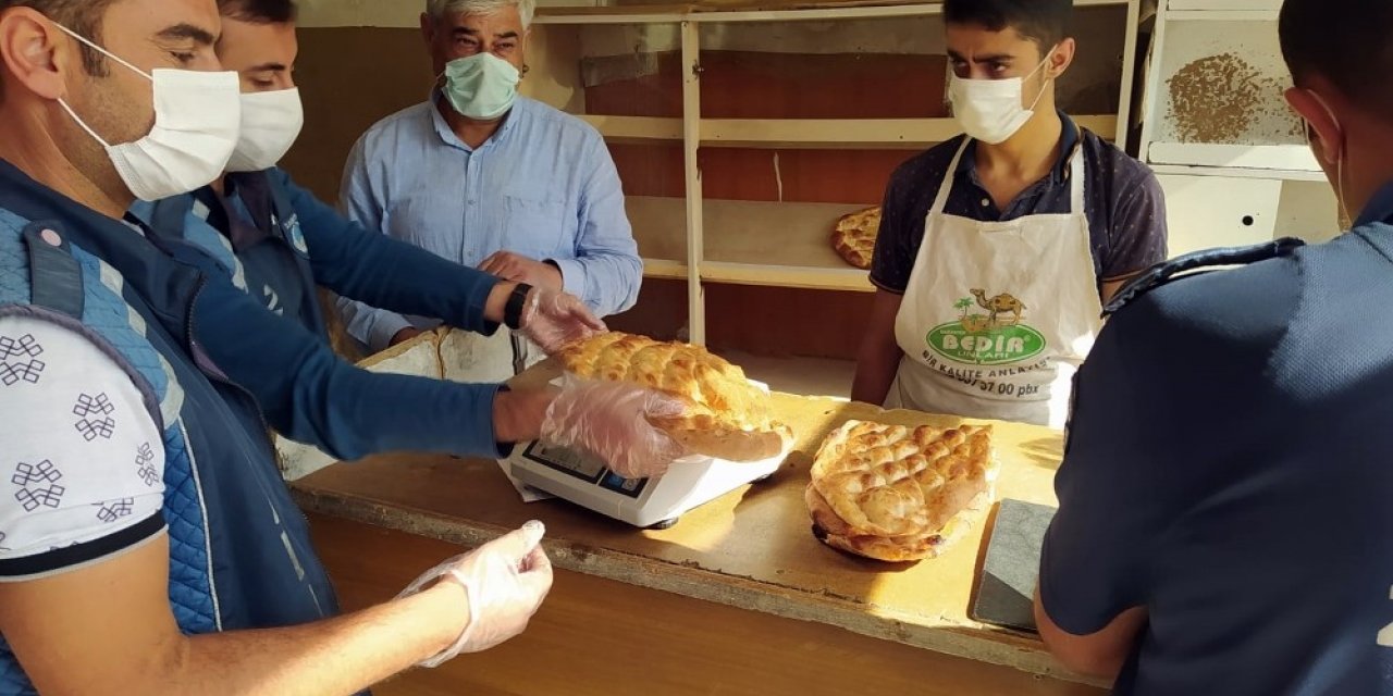 Zabıta ekiplerinden fırın denetimi