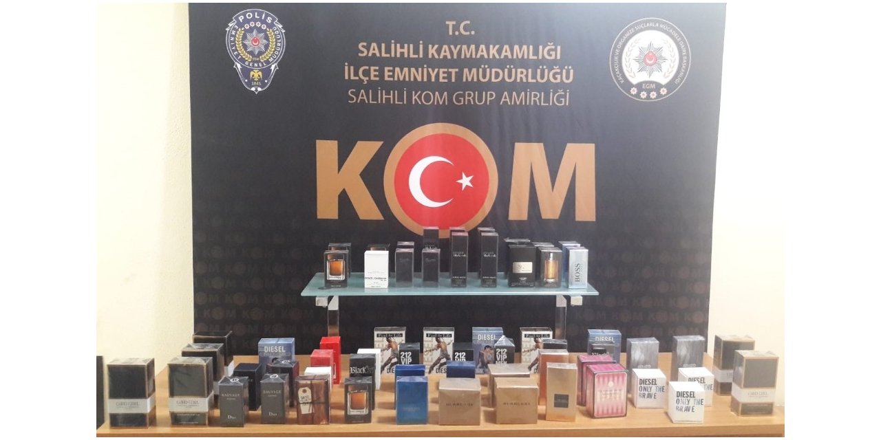 Manisa’da kaçak parfüm operasyonu