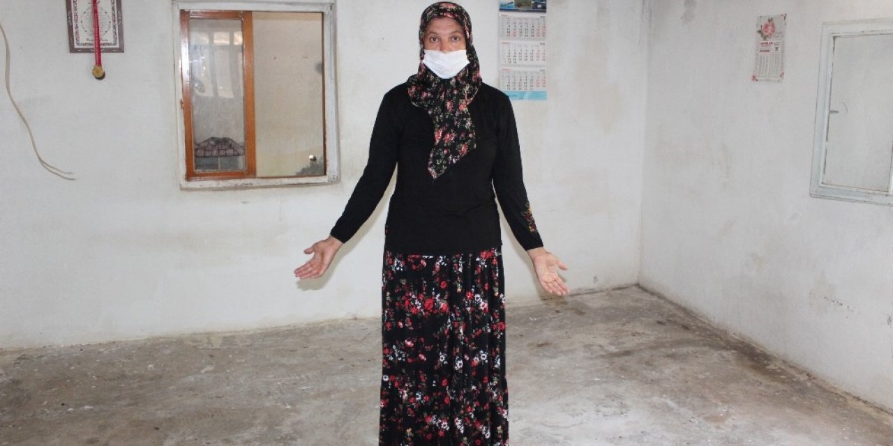 Evi musluklarına kadar soyuldu, duyarsızlığa isyan etti