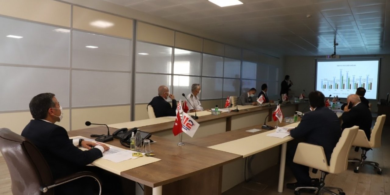 Acil çağrı hizmetleri koordinasyon toplantısı yapıldı