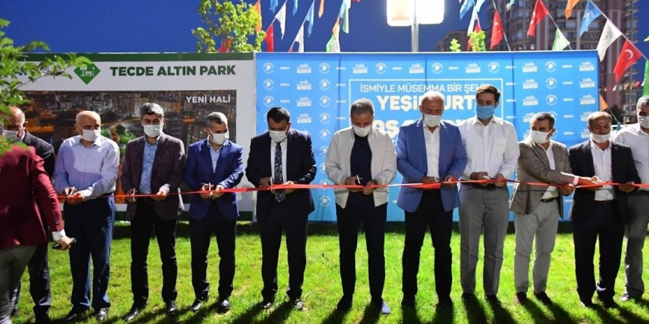Tecde altın park törenle hizmete girdi