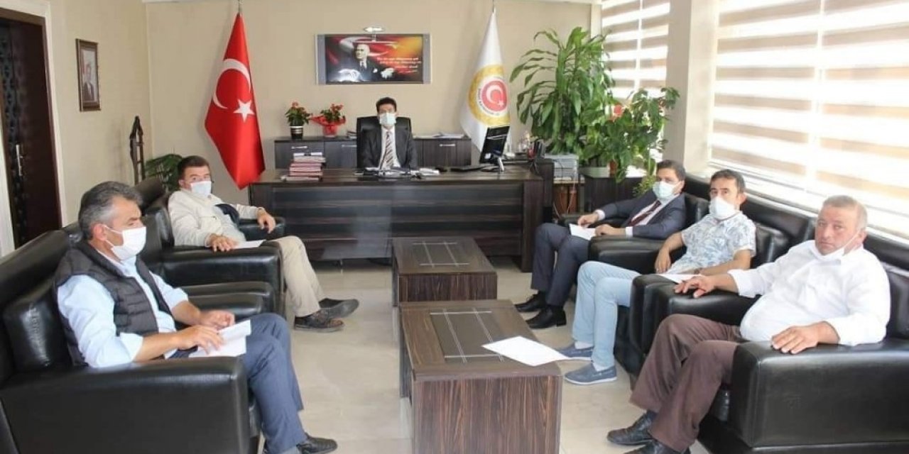 Şuhut’ta Köylere Hizmet Götürme Birliği Encümen toplantısı