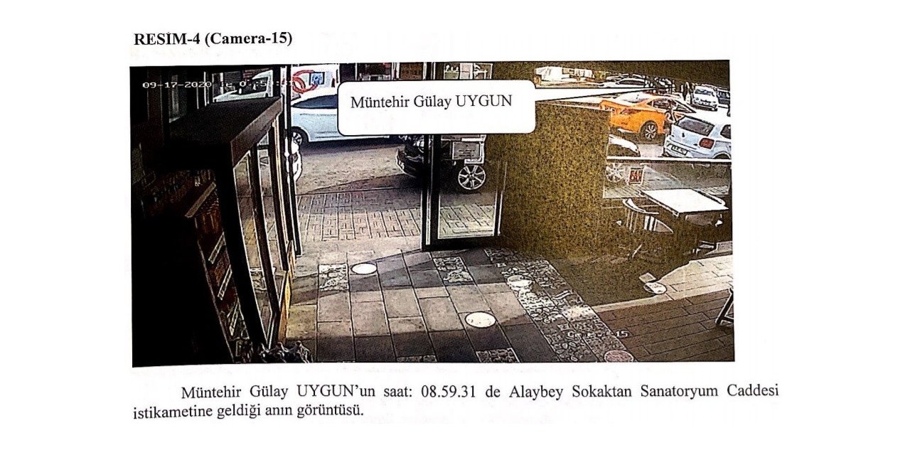 Gülay Uygun’un ölmeden önceki görüntüleri güvenlik kameralarına yansıdı