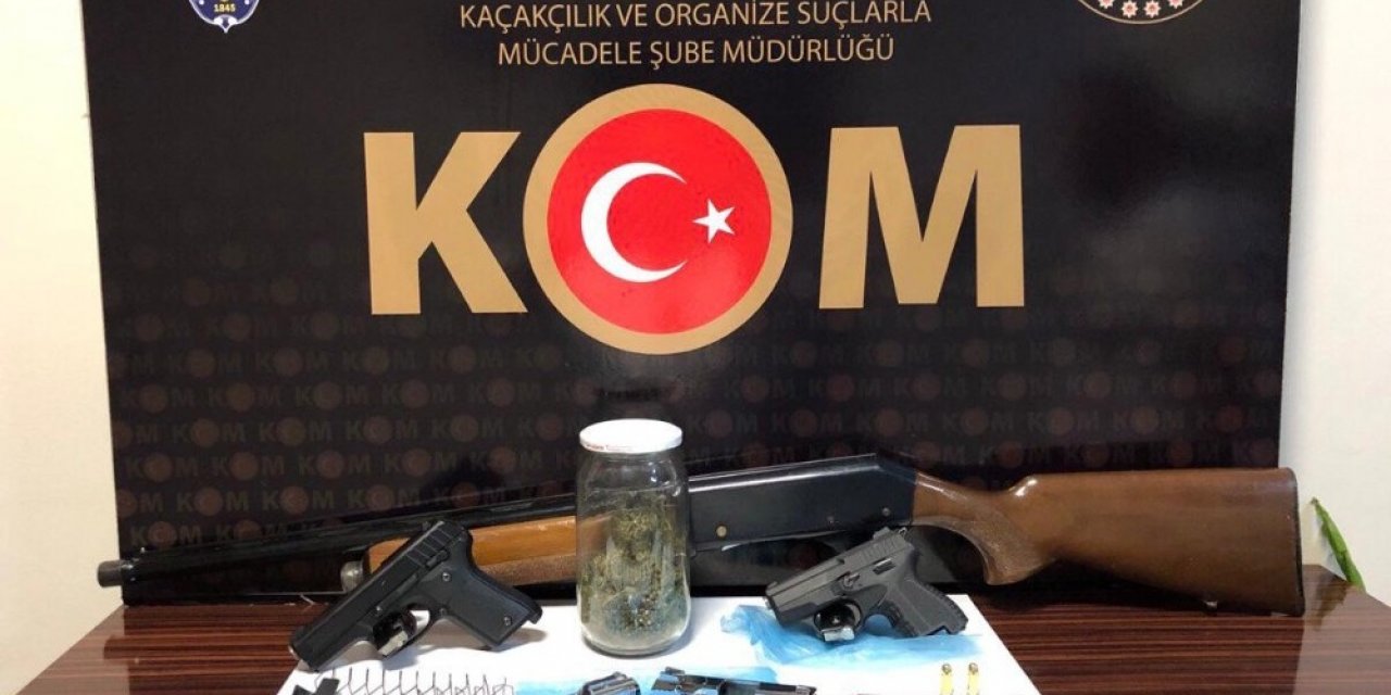 Düzce’de silah kaçakçılarına operasyon