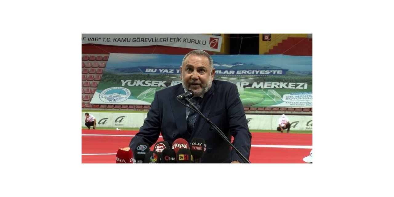 Erciyes Anadolu Holding CEO’su Ertekin: "Biz, Kayserispor’a destek verdik"