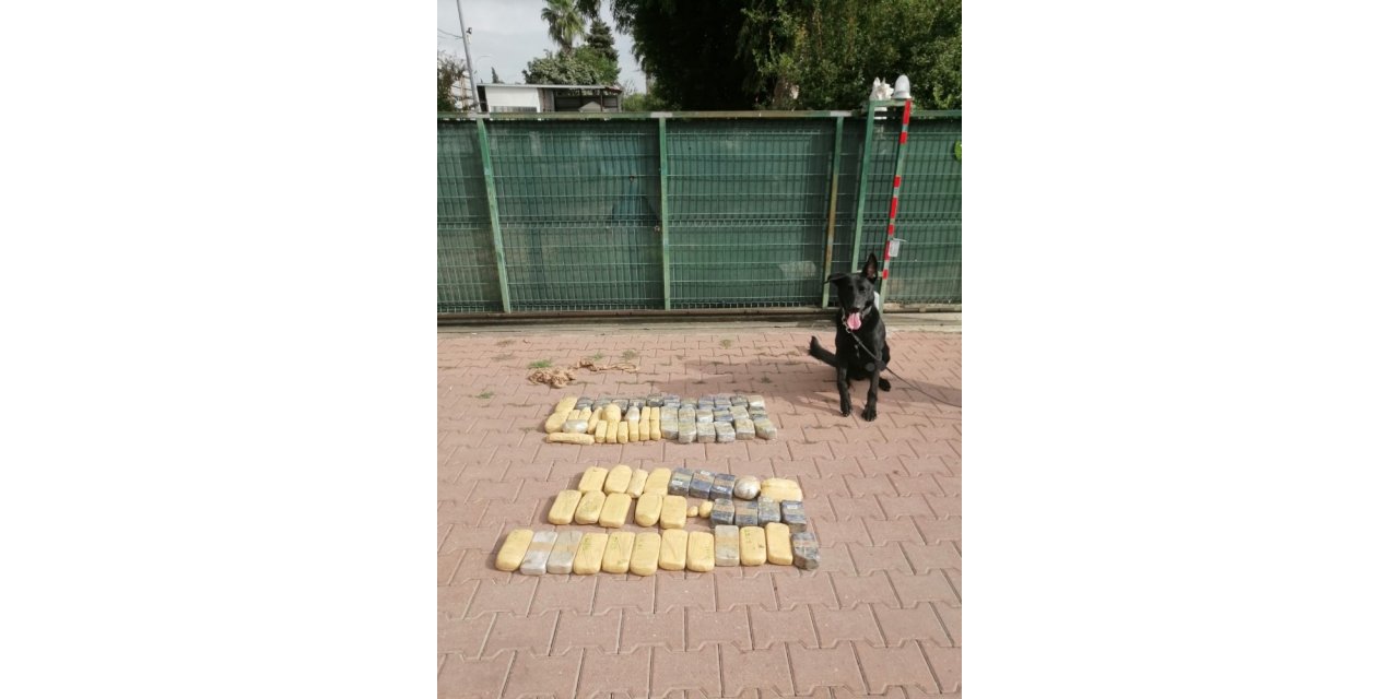 Otomobilin zulasındaki eroini "Tunga" buldu