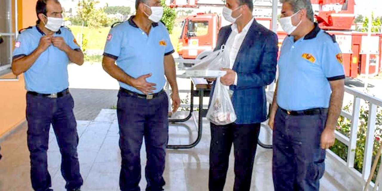 İtfaiye erlerine baklava dopingi