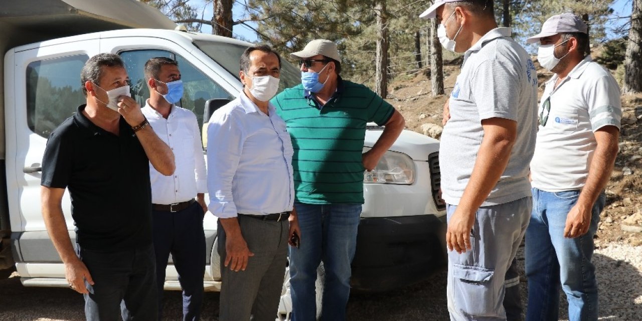 Büyükşehirden Gazipaşa’nın yaylalarında yol çalışması