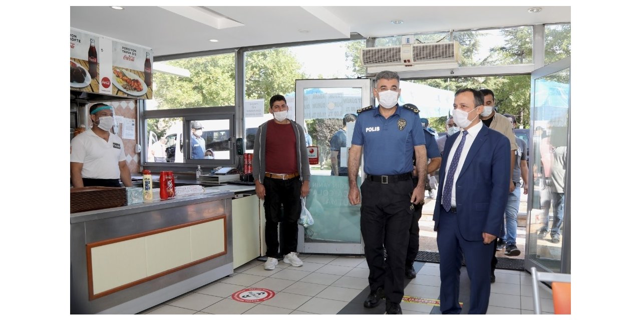 Rektör Çalış’dan ERÜ Kampüsünde Covid-19 Denetimi