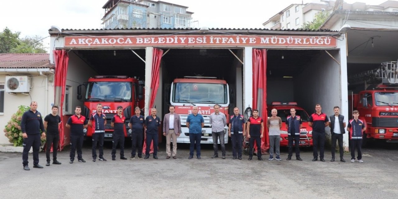 Başkan Yanmaz, itfaiyecileri unutmadı