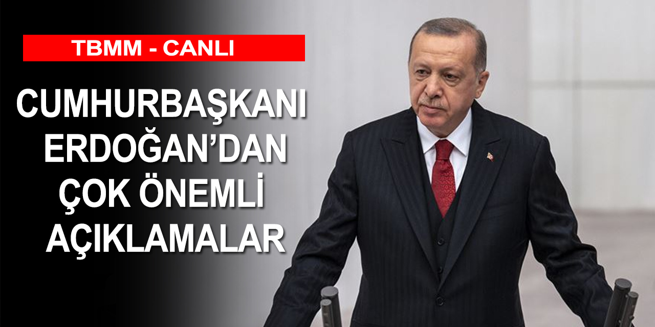 Cumhurbaşkanı Erdoğan canlı yayında gündemi değerlendiriyor