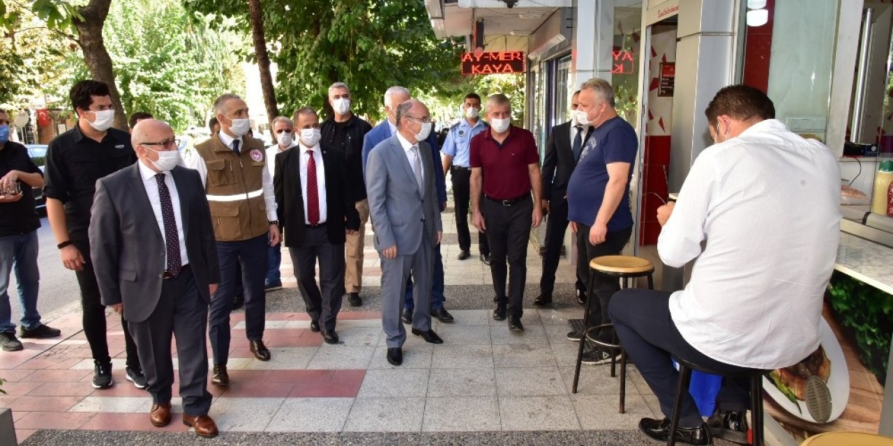 Manisa’da Covid-19 tedbirleri kapsamında denetleme