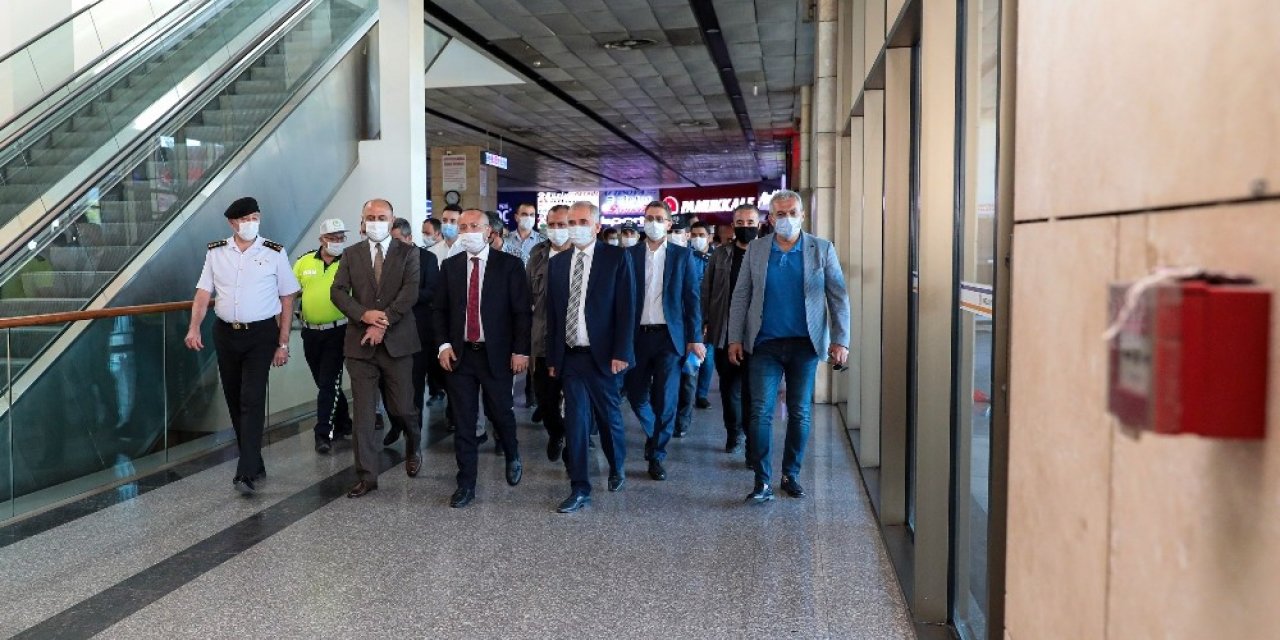 Vali Atik ve Başkan Zolan’dan korona denetimlerini sürdürüyor