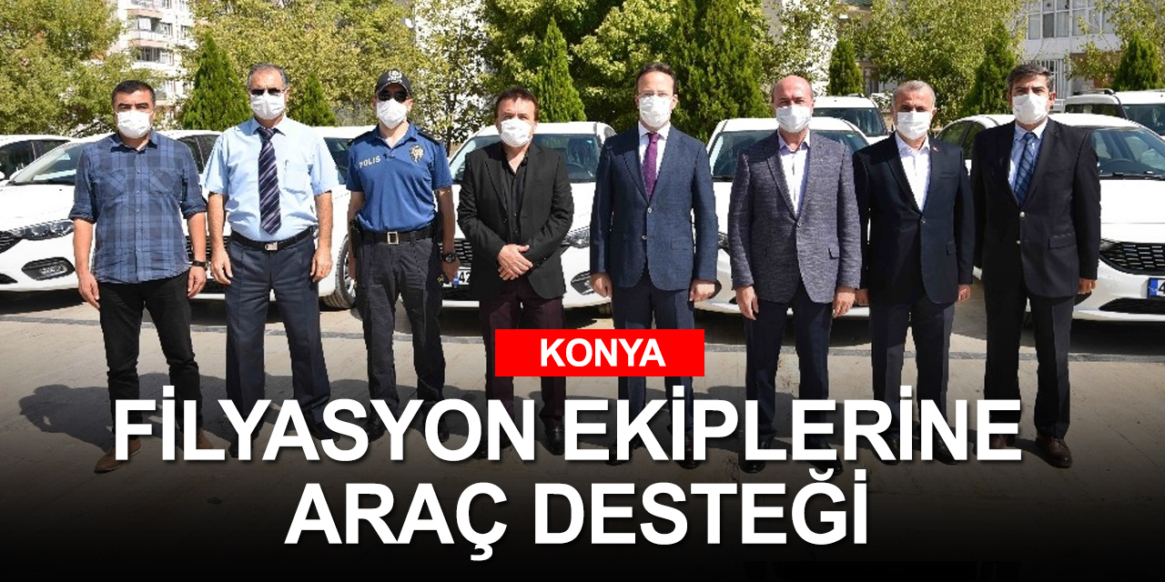 Konya'da koronavirüsle mücadele sürüyor! Selçuklu'dan filyasyon ekiplerine araç desteği