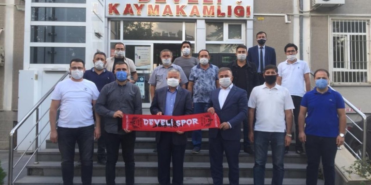 Develispor Yönetim Kurulundan Başkan Mehmet Cabbar’a ziyaret