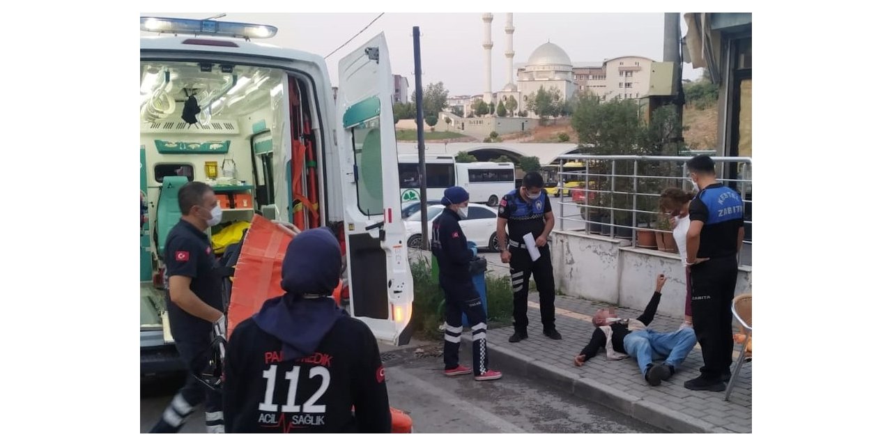 Alkol komasına giren adam ekiplere zor anlar yaşattı