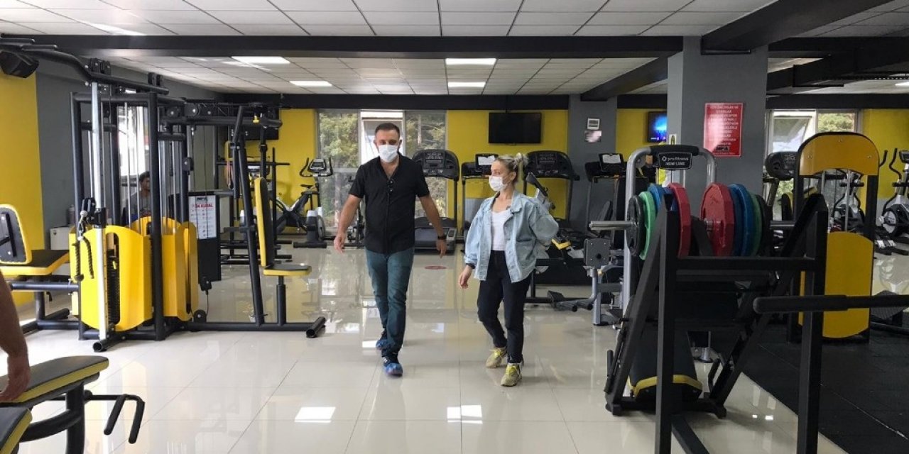 Spor salonlarında denetimler sürüyor