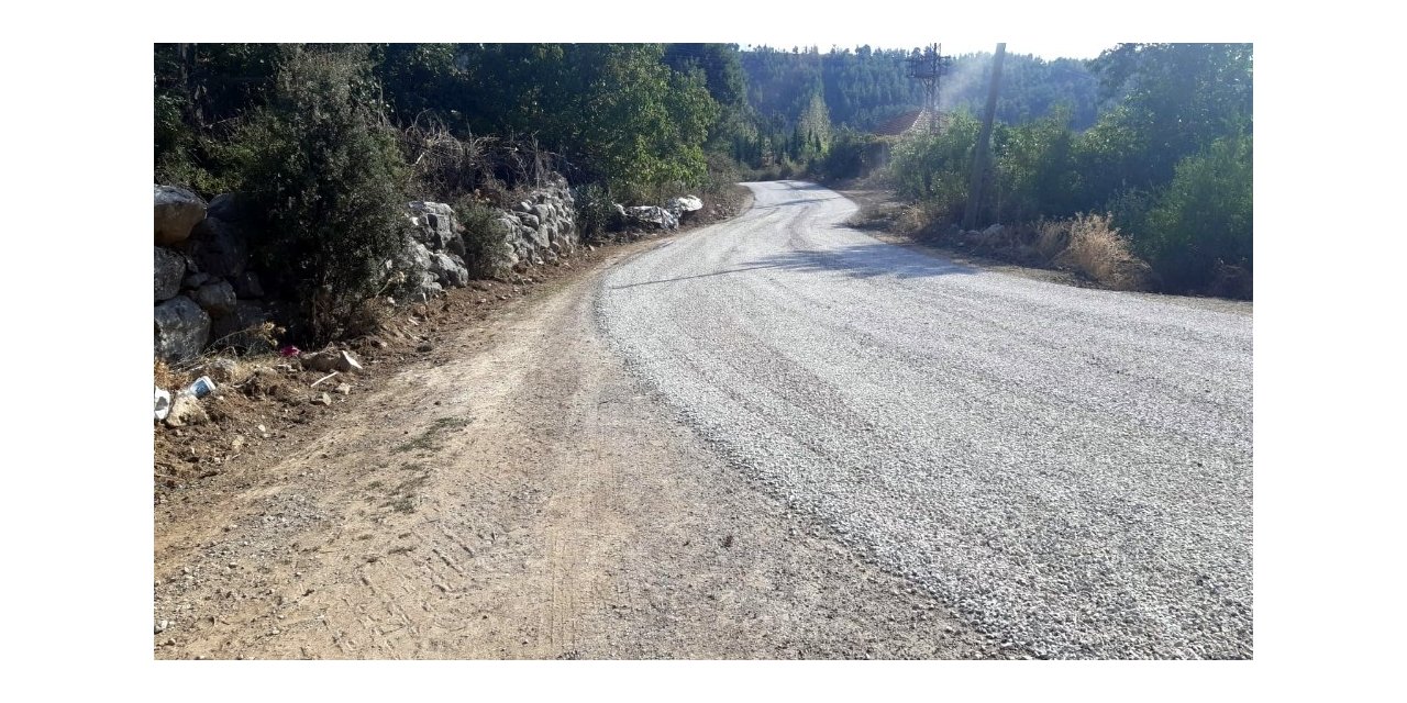 Manavgat Belediyesi’nden asfaltlama çalışması