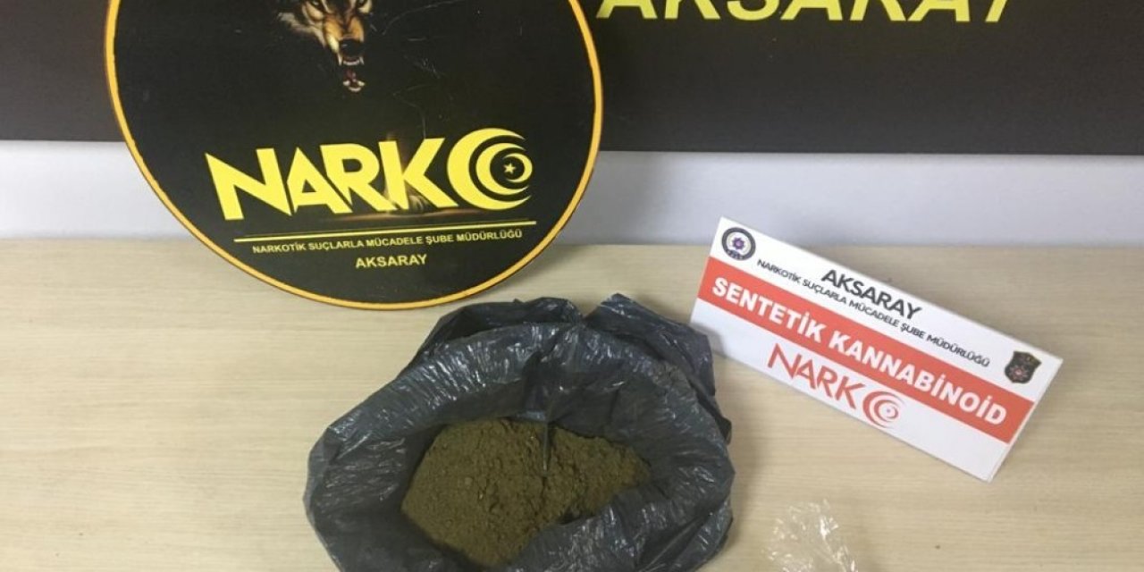 Aksaray’da uyuşturucu operasyonu: 1 tutuklama