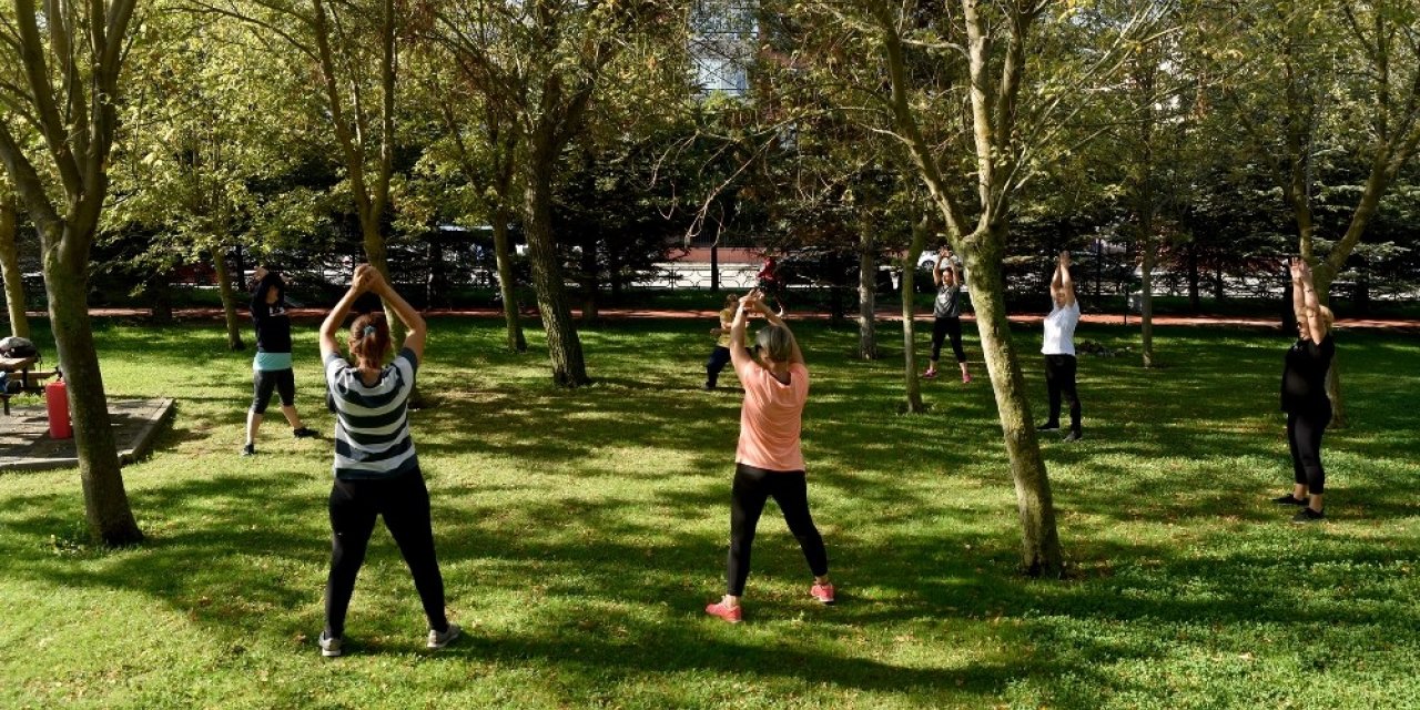 Açık hava egzersizleri sürüyor