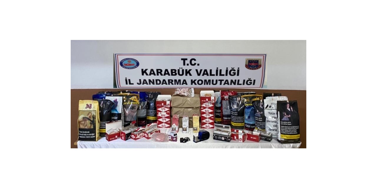 Karabük’te kaçak sigara operasyonu