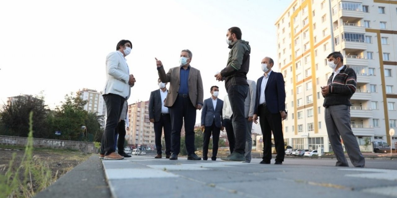 Başkan Palancıoğlu sahada tespit çalışmalarına devam ediyor