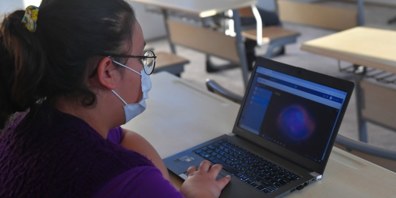 Ankara’da köyde yaşayan çocukların uzaktan eğitimi için ücretsiz internet